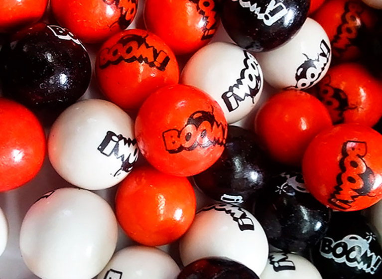 жвачка с принтами мега бум