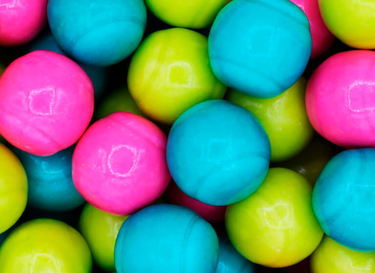 новая жвачка Веселый горошек