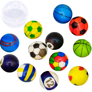 Комплект прыгучий сквиш 48мм "Бампик"