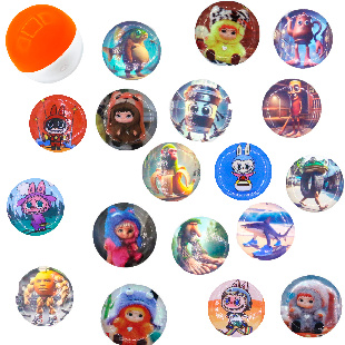 Значки в капсулах "Ассорти"