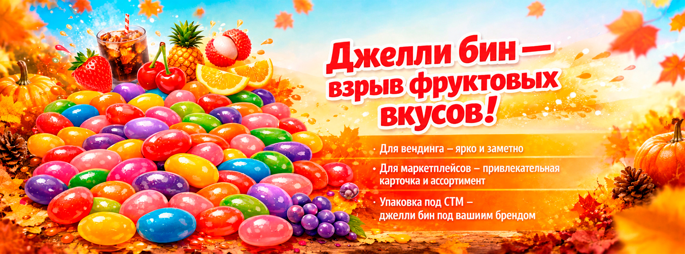 Свежие конфеты Джелли Осень