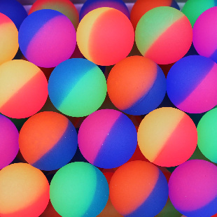 Мячи - прыгуны 45 мм "Цветной лед"