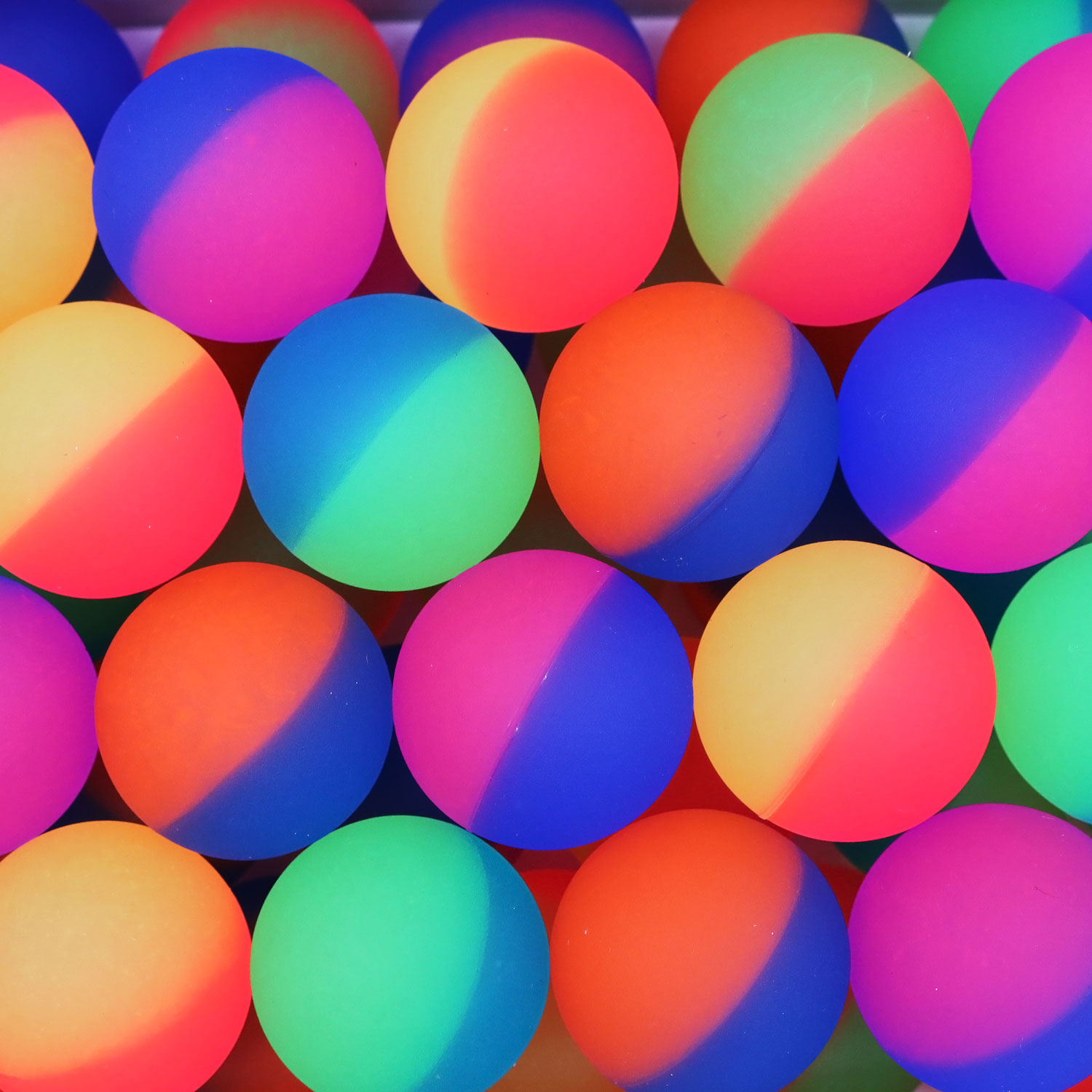 Мячи - прыгуны 45 мм "Цветной лед"