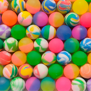 Мячи - прыгуны 25 мм "Тип-топ"