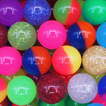 Мячи - прыгуны 25 мм "Радужные переливы"