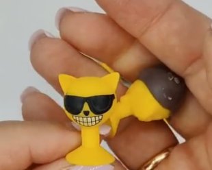 Игрушка прилипала "Смайлик" Игрушка прилипала "Смайлик"
