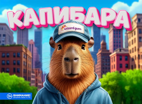 Игрушка "Капибара фрукт" Игрушка "Капибара фрукт"