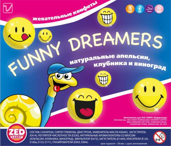 Конфеты жевательные "Фанни дримерс"